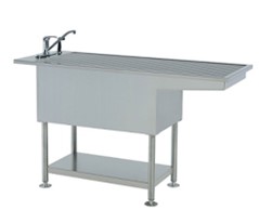 MIDMARK 12.5 /43cm SPLIT LEVEL CUT-AWAY TUB ON LEGS